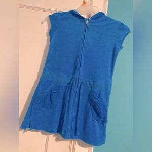 Justice blouse for women size 10 color blue  good condition